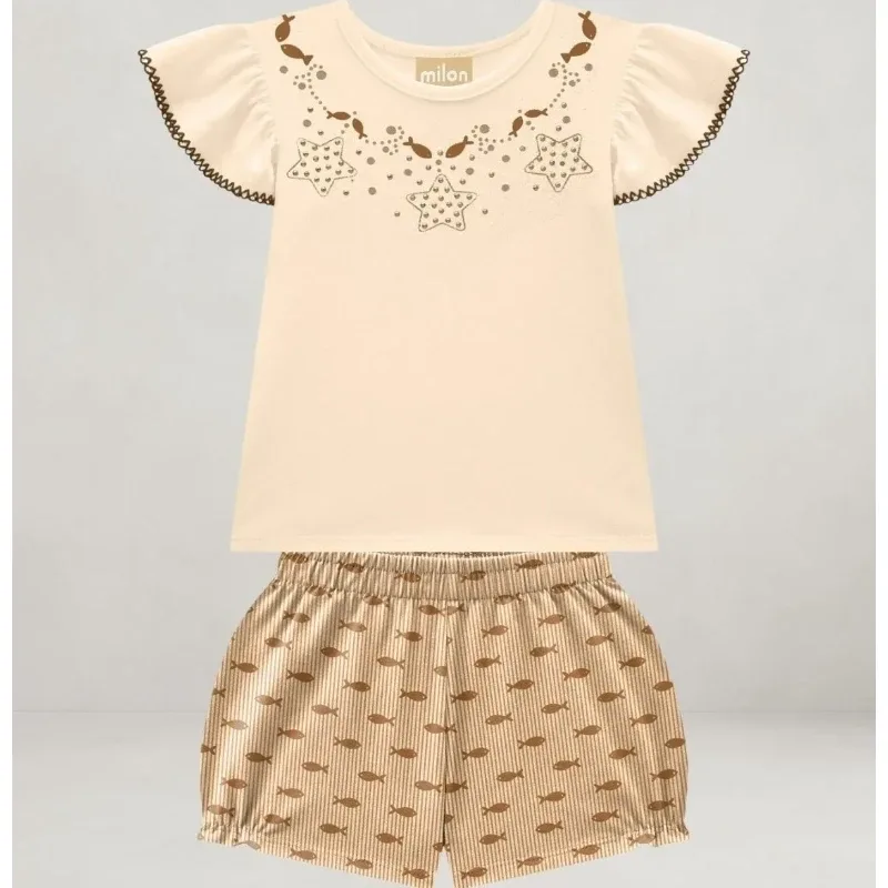 Conjunto Infantil Menina  Milon