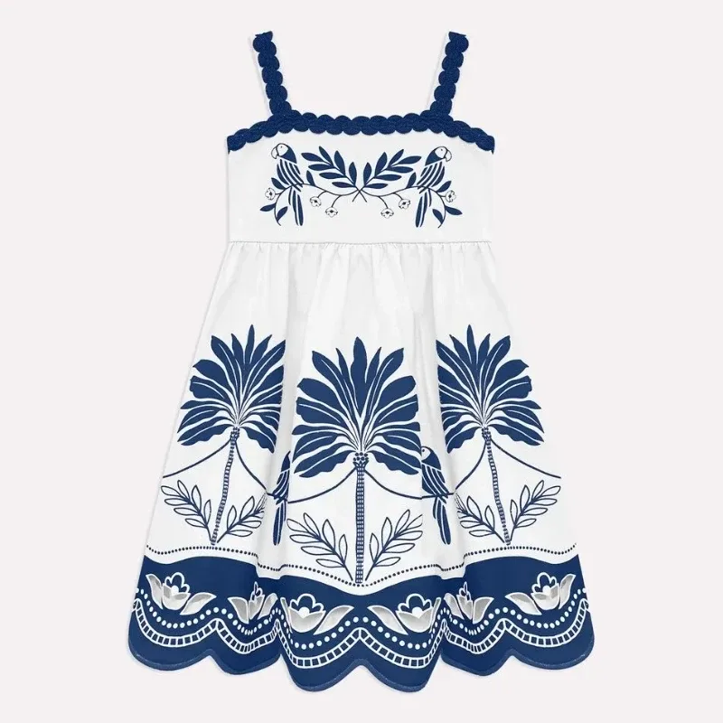 Vestido Infantil Menina em Cotton Nanai