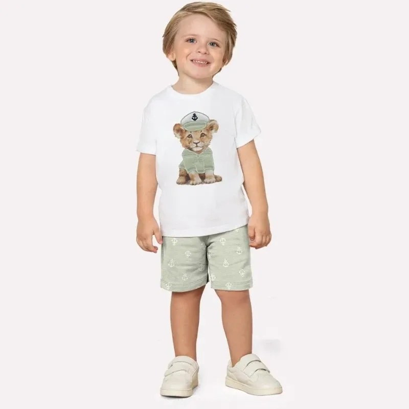 29% OFF Conjunto Infantil Menino Bordado Milon