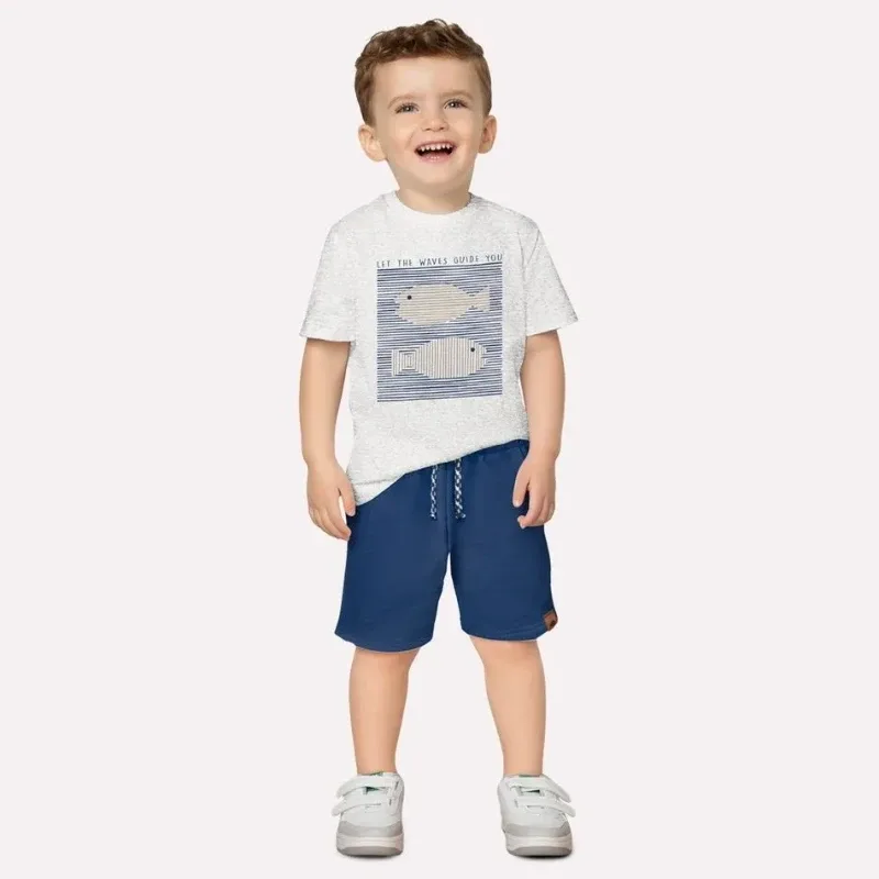 Conjunto Infantil Menino Peixes Milon