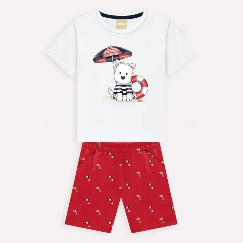 Conjunto Infantil Menino Cachorrinho Milon