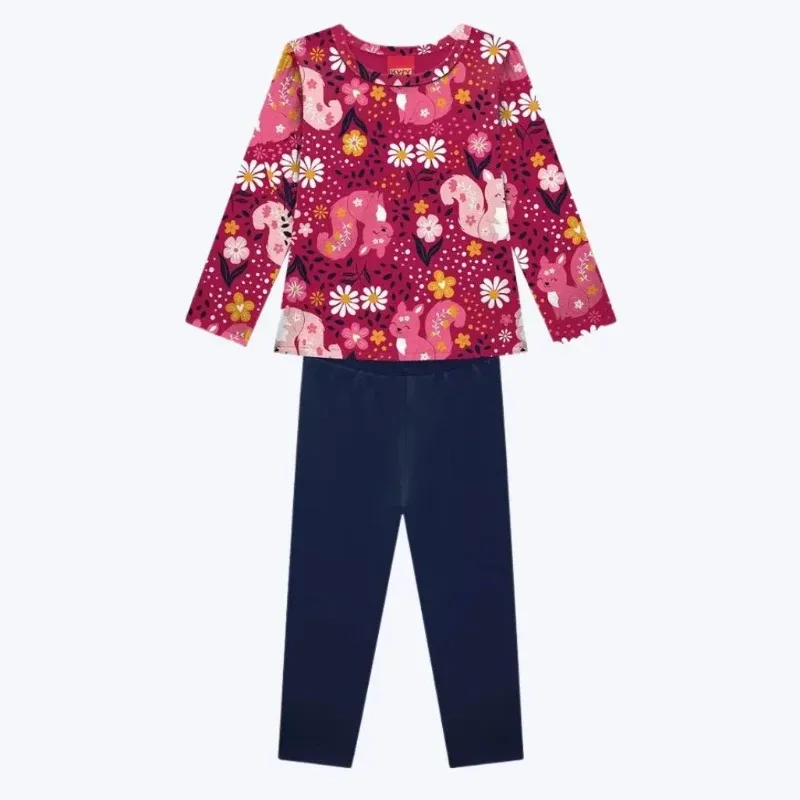 Conjunto Infantil Meia estação menina Kyly