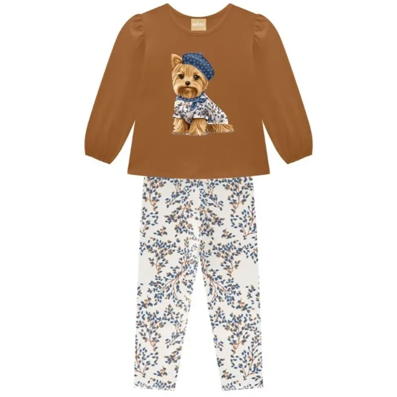 Conjunto Infantil Meia estação menina Milon