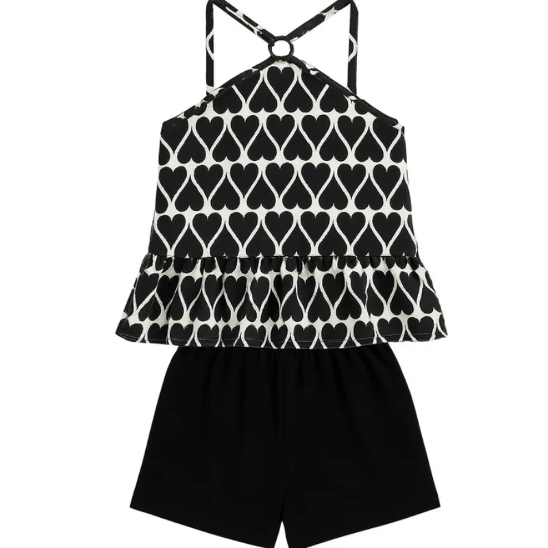 conjunto feminino preto kyly 10 ao 16 anos