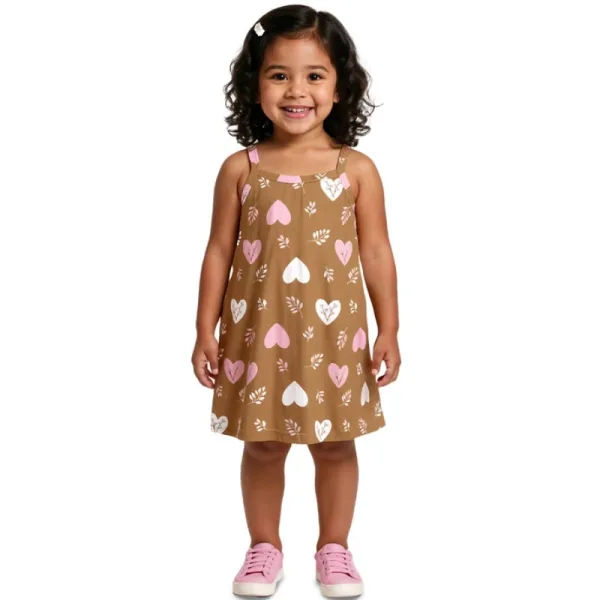 vestido feminino kyly 2 ao 8 anos