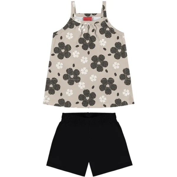 conjunto feminino 2 ao 8 anos