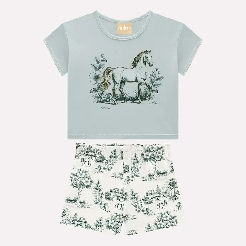 conjunto feminino 2 ao 14