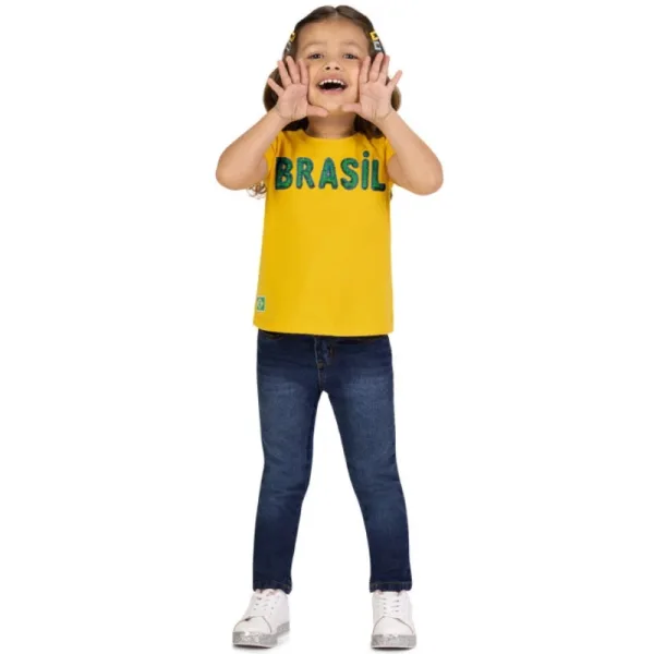 blusa feminina amarelo siciliano kyly 2 ao 16 anos