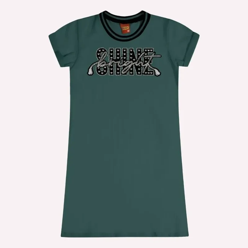 Vestido Infantil Menina Lettering Kyly