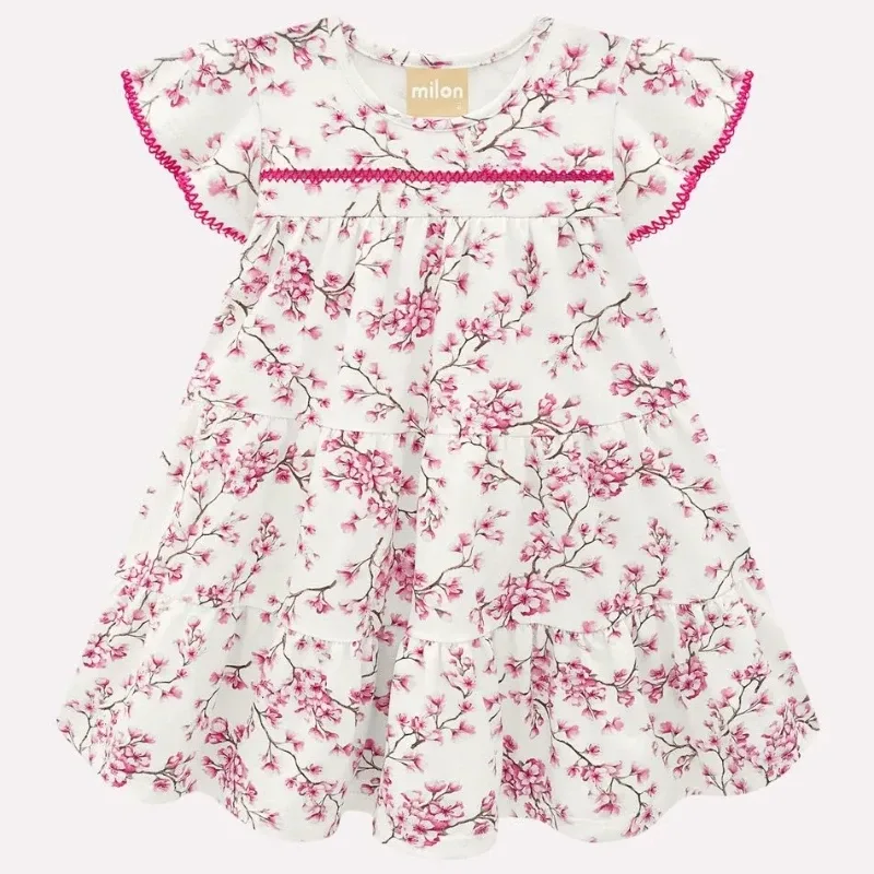 Vestido Infantil Menina Flores